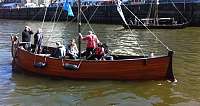 Kirchentag HH Jesusboot und Sigyn in Hamburg auf der Elbe